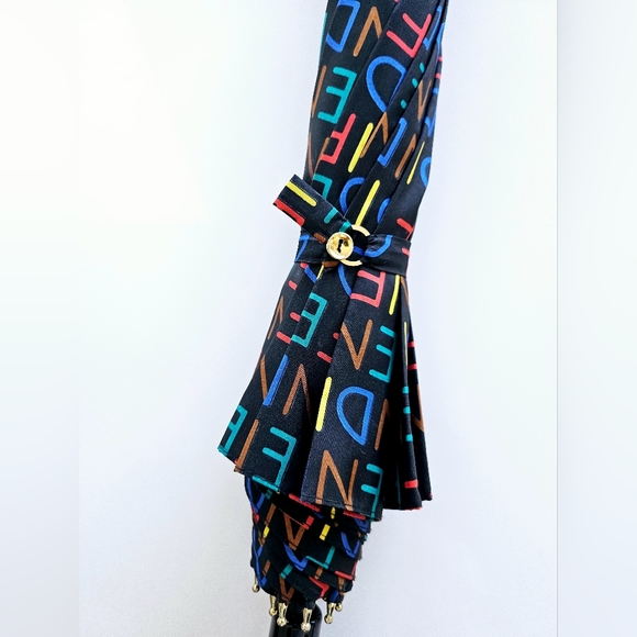 FENDI Black Multicolor Umbrella - Picture 3 of 9